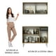 thumbnail image 5 of Mueble de Cocina Emilly 105cm con Alacena Marrón/Negro Madesa, 5 of 10