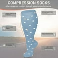 thumbnail image 2 of Yoyauz Men's & Women's Cycling Compression Socks - Best for Running, Sports, Cycling - 15-20 mmHg, 2 of 5