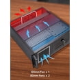 thumbnail image 3 of Chasis de servidor Rosewill RSV-R4100U 4U para montaje en rack, 7 x 3,5 pulgadas, 3 of 6