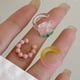 thumbnail image 4 of Ear cuff earrings ear bone clip non pierced clip earring Ear Cuff Earrings Holeless Fashionable Girlish Adjustable Clip On Ear Jewelry for Girls 3 Pcs Pink ANGGREK Otros, 4 of 5