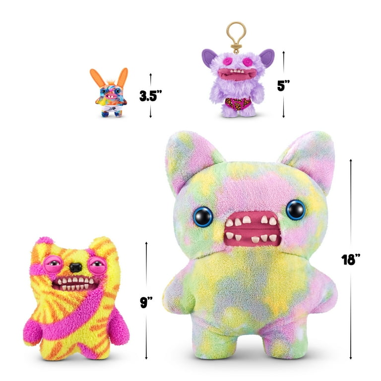 Fuggler Key Rings 5 inch (Grin Grin), Funny Ugly Monster