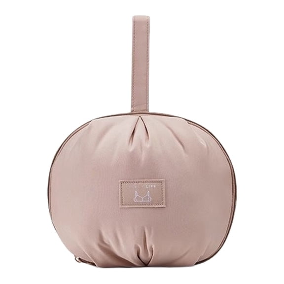 Portable Travel Underwear Organizer Bag Luggage Organizer for women, Multi-Compartment Storage Bag for Clothes, Bras, and Accessories Travel Organizer Pink 8.2*7*4.3 In