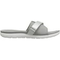 thumbnail image 3 of Fitflop Womens Neoflex Neoprene Slide Sandal Shoes, Soft Grey/Silver, US 7, 3 of 7