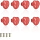 thumbnail image 1 of piezas de manija para muebles (rosa), perilla de puerta de cerámica de 40 mm con tornillos, perilla de cajón rosa, perillas de puerta de gabinete modernas para cocinas de baño, 1 of 5