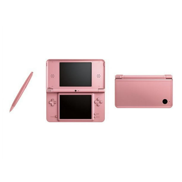 Nintendo DSi XL - console de Jeu Portable - rose Métallisé - Cerveau Âge Express: Maths, Horloge Photo, Cerveau Âge Express: Arts et Lettres