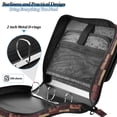 thumbnail image 4 of FORMRS Zipper Binder with Shoulder Strap 2-inch Ring 500 Sheet Capacity File Bag, Star Spangled Squares, 4 of 5