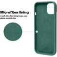 thumbnail image 5 of Entronix Silicone Soft Case Designed for iPhone 13 Mini Shockproof Durable Slim Fit, Olive Green, 5 of 7