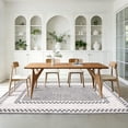 thumbnail image 3 of Checkered Area Rug 8x10, No Slip Washable Rug, Modern Bedroom Rug Under Bed Ultra Carpet, Low-Pile Rugs for Living Room Bedroom Dining Room, Grey, 3 of 7