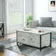 thumbnail image 1 of Mesa De Centro De Madera Rustica Elevable 2 Cajones Y Puerta, 1 of 5