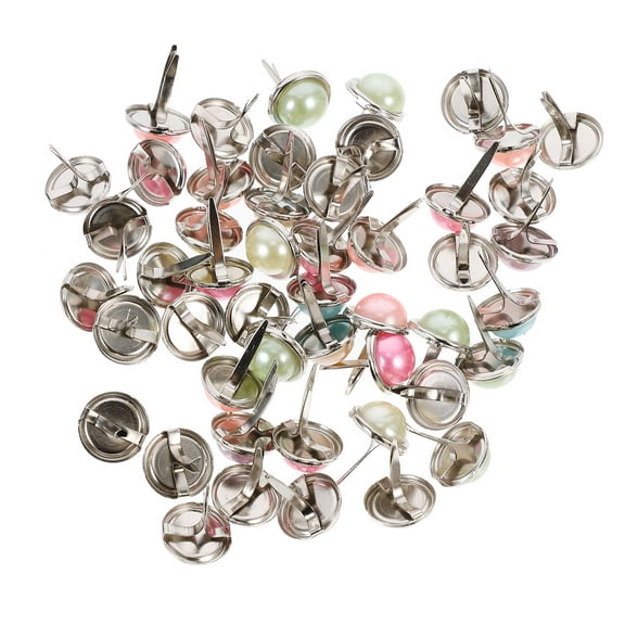Milisten 50 Pcs Small Paper Fastener for Scrapbooking and Card Making