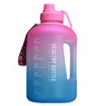 thumbnail image 1 of Botella de agua deportiva Yuxing con gradiente 2,2 l gran capacidad para exteriores fitness portátil pajita colorida rosa rojo azul, 1 of 5