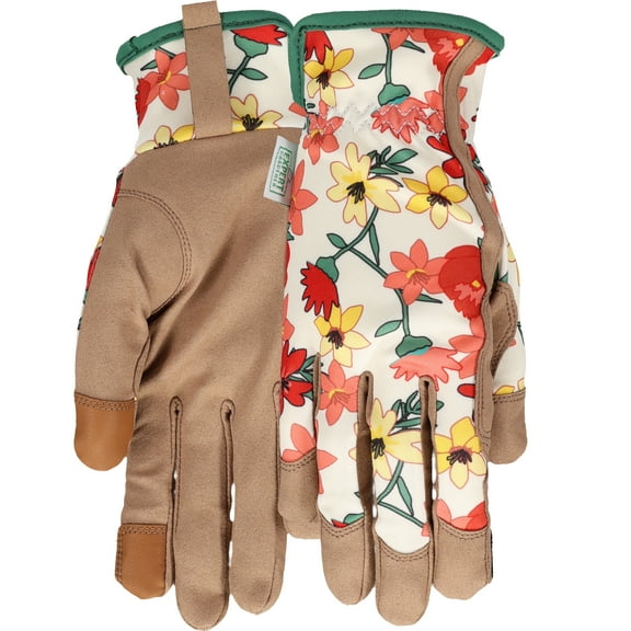 Expert Gardener Elastic Gardening Floral Glove Size Medium