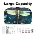 thumbnail image 3 of Dragonfly Travel Organizer Cable Wire Cord and Cable Charger Bag Waterproof Oxford Cloth Electronic Accessories Storage Case 5.9x9.44x3.14 in, 3 of 6