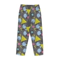 thumbnail image 5 of Xecao Geometric Women's Straight Lounge Pajama Pants: The Epitome of Relaxed Sleepwear, 5 of 9