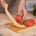 thumbnail image 3 of Wooden Bread Bow Knife 15.8Inch Serrated Knife with Wooden Handle Bread Slicer for Homemade Bread S, 3 of 5