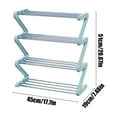 thumbnail image 3 of Miogawg Shoe Rack, 4 Tier Stainless Steel Shoe Organizer,Free Standing Shoes Rack With Sturdy Frame Shoe Rack For Entryway, Hallway, Bedroom, Bathroom., 3 of 6