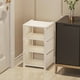 thumbnail image 5 of Zapatero organizador de 4 niveles, ahorra espacio y cuenta con estructura de acero resistente para entrada, armario, dormitorio, apartamento, sala de estar, Aestivo | Blanco | AESTIVO, 5 of 7
