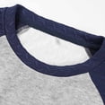 thumbnail image 3 of qafoshin Men Raglan Long Sleeve Pullover Tops, Fashion Textured Knit Crew Neck Shirts, Winter Casual Color Block Sweatshirts, 3 of 7