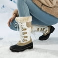 thumbnail image 5 of Dream Pairs Women's Waterproof Warm Faux Lined Mid Calf Winter Snow Boots, 5 of 6