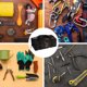 thumbnail image 5 of Bolsa de herramientas de carcasa dura, bolsa de herramientas impermeable para alicates de llave (Selva Negra), 5 of 6