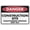 Warning Sign 2, variant on Danger Gates Open And Close Automatically Keep Clear Sign 8"x12" Inches Rust Free Aluminum - Uv Protected, Waterproof, Weatherproof And Fade Resistant - 4 Pre-Drilled Holes