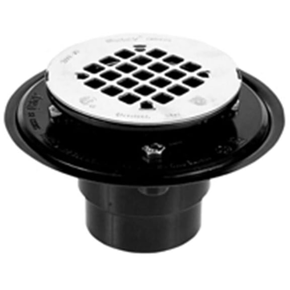 Oatey 130 42203 Shower Drain, 2 or 3 in, ABS Plastic