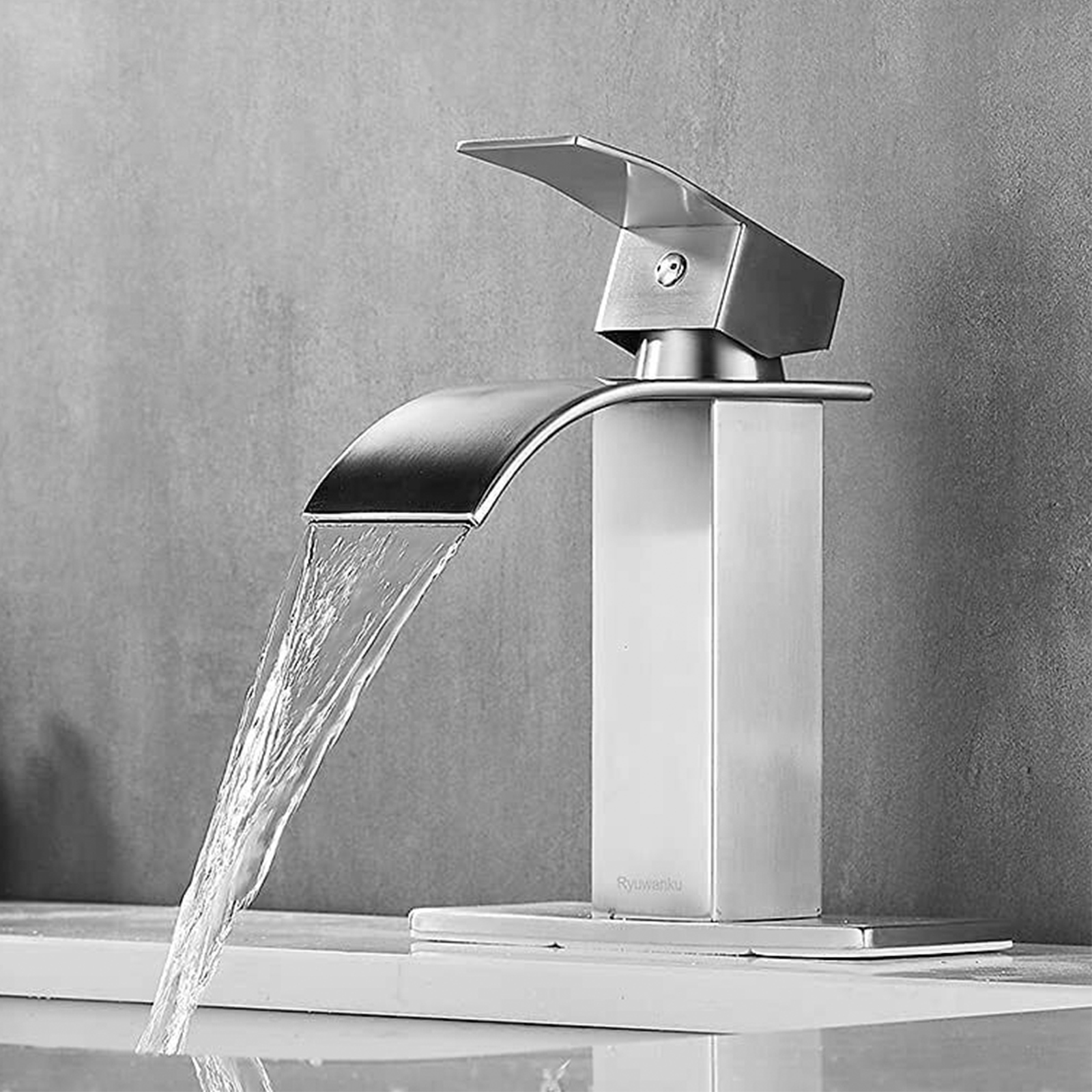 CES Bathroom Faucet brushed nickel Faucet for Bathroom Sink Single