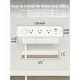 thumbnail image 3 of Power Strip HOPOW, montaje empotrado, 6 salidas y 5 puertos USB, 3 of 9