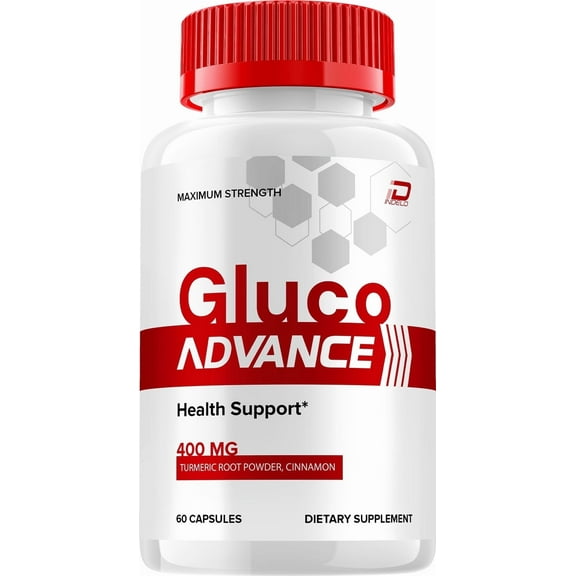 Gluco Advance Capsules – GlucoAdvance All Natural Glycogen Support, 1 Pack, 60 Capsules