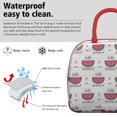 thumbnail image 3 of Lunch Bag Lunch Box for Women Reusable Insulated Lunch Bags,Water-Resistant Cute Summer Watermelon Cooler Lunch Tote Bag, Large Capacity for Work Travel Picnic, 3 of 6