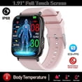 thumbnail image 1 of Ecg+ppg Blood Glucose Smart Watch Men Blood Pressure Monitor Thermometer Health Watch 1.91 Inch Ip68 Waterproof Smartwatch Women(free Shipping), 1 of 4