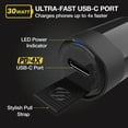 thumbnail image 4 of Scosche CPDC30-RP1 PowerVolt Flush Fit Mini Car Charger, USB-C Single Port Fast 30W Power Delivery, 4 of 9