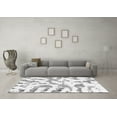 thumbnail image 3 of Ahgly Company Indoor Square Abstract Gray Modern Area Rugs, 7' Square, 3 of 4