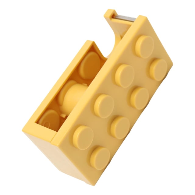 <p>Tape Holder, PP Material Reliable Tape Dispenser Building Block Shape Easy Cutting For Office</p>