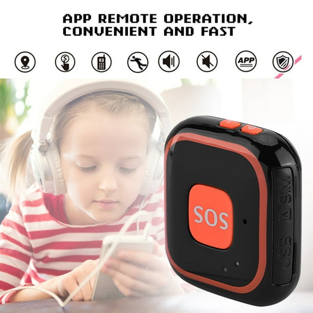 Localizador GPS, mini rastreador GPS, localizador, alarma SOS, mini rastreador GPS, elaborado por expertos