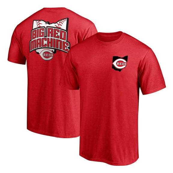 Men's Red Cincinnati Reds Hometown Collection State Big Red Machine T-Shirt