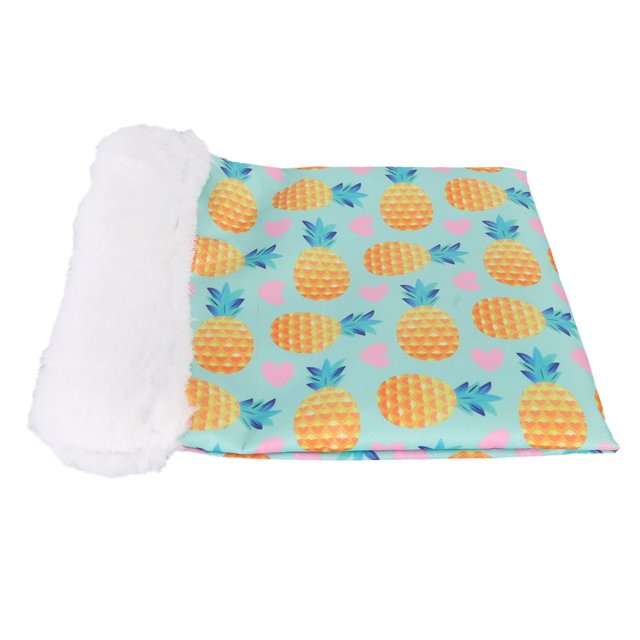 Small Animal Hideout Pouch, Wearable Hamster Sleeping Bed Bag Soft Warm Fruit Pattern For Golden Bear S,M,L