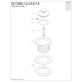 thumbnail image 3 of Kingston Brass DLT2085 1-1/2-Inch Brass Lift & Lock Bathtub Drain in Oil Rubbed Bronze, 3 of 4