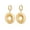 G10165404, variant on NICKSUN 18K Gold Plated Statement Earrings For Women, Circular Hollow Flowers Earring Large Stud Earrings Hypoallergenic Stud