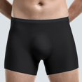 thumbnail image 6 of Men's Solid Seamless Boxer Briefs Black XXXL, 6 of 9