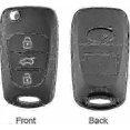 thumbnail image 3 of 2 Pieces Remote Car Key Shells Replacement for Hyundai i30 i35 i10 i20 iX20 iX35 Kia Cee'd Soul Sportage Venga, 3 of 5