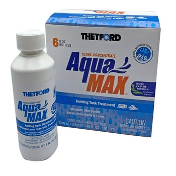 Thetford AquaMax Spring Showers Liquid Holding Tank  8 oz, Pack of 6