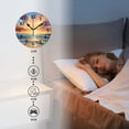 thumbnail image 4 of Battery Operated Analog Wall Clocks Non-Ticking Silent Modern Clock Decorative for Home,Office-The Sun Sets Over The Ocean Casting Warm Hues Across The Sky(14inch), 4 of 4