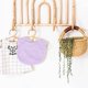 thumbnail image 4 of 6 Pack Waterproof Baby Bibs for Girls Terry Drool Bib Cotton Solid Knit Infant Feeding Bibs -Girl-Purple, 4 of 4