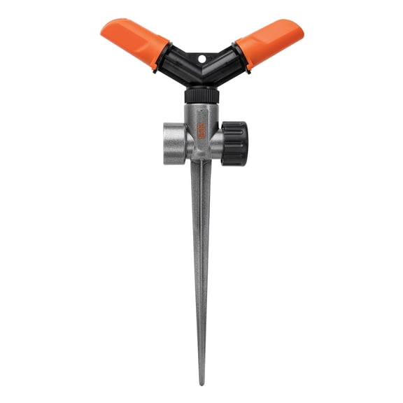 Black & Decker 2-Arm Spinning Lawn Sprinkler with Zinc Spike