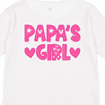 thumbnail image 4 of Inktastic Papa's Girl Girls Long Sleeve Toddler T-Shirt, 4 of 5