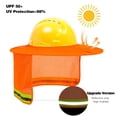 thumbnail image 2 of Hard Hat, parasol LIZMOF, visera de alta visibilidad, naranja, paquete de 4, 2 of 5