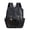 Black, variant on Business Men and Women PU Leather Backpack Laptop Waterproof Backpack Travel Commuter Lightweight Backpack
