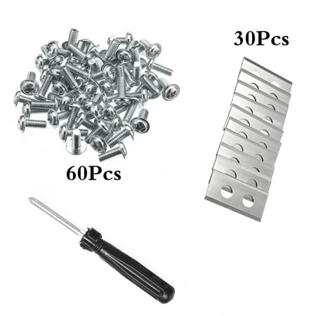 

Replacement for Worx Landroid Mower Robot 30PCS Mower Robot 30PCS Steel Steel Spare Inserts 0.9MM + 60PCS Screws + 1PCS Screwdriver