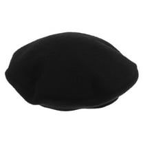 Luxshiny Pet Hair Headgear Doll Beret Hat Cotton Black 1Set